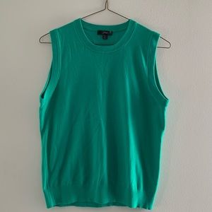 J.Crew Unique Green Cotton Vest